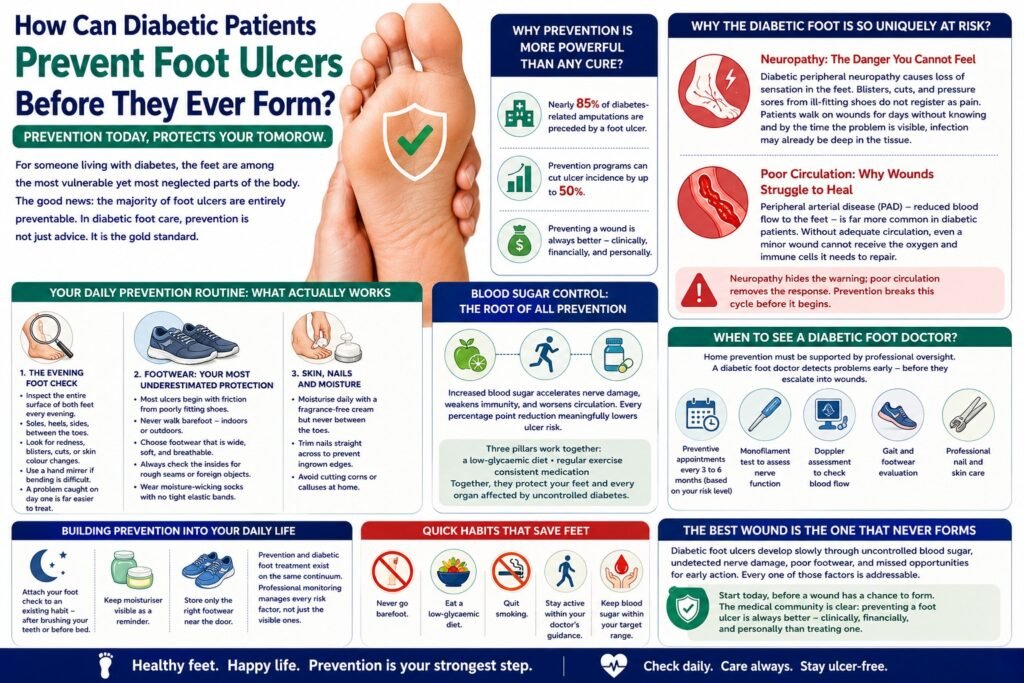 How Can Diabetic Patients Prevent Foot Ulcers Before They Ever Form?
