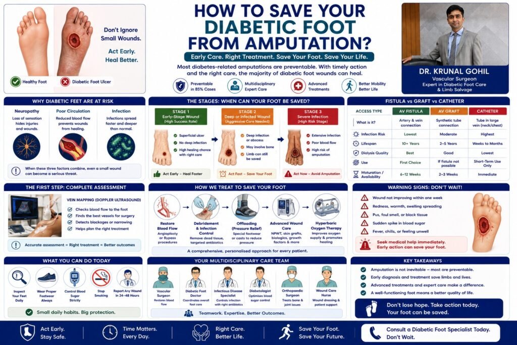 How to Save Your Diabetic Foot From Amputation?